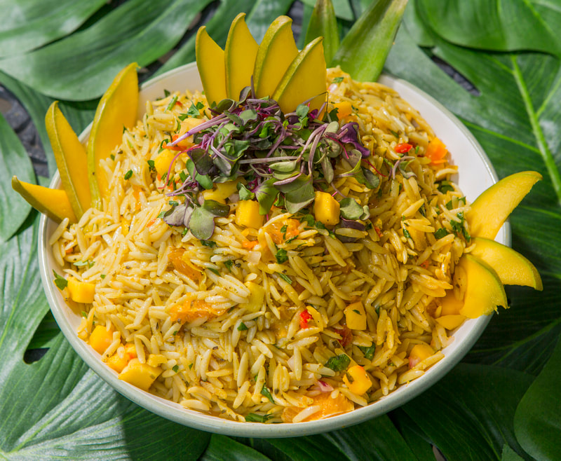 Caribbean Rice & Vegetables made with Bazodee Marinade