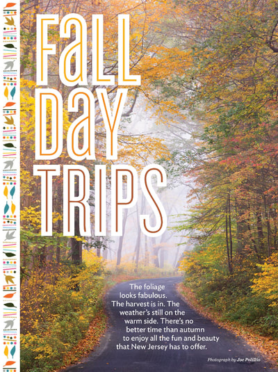 Photo of Fall Day Trips story for New Jersey Monthly Magazine